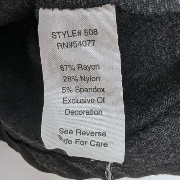 Cabi Blouse 508 The Glitz Shell Charcoal Gray Beaded Rhinestone Size 8 Sleeveles - Picture 6 of 8